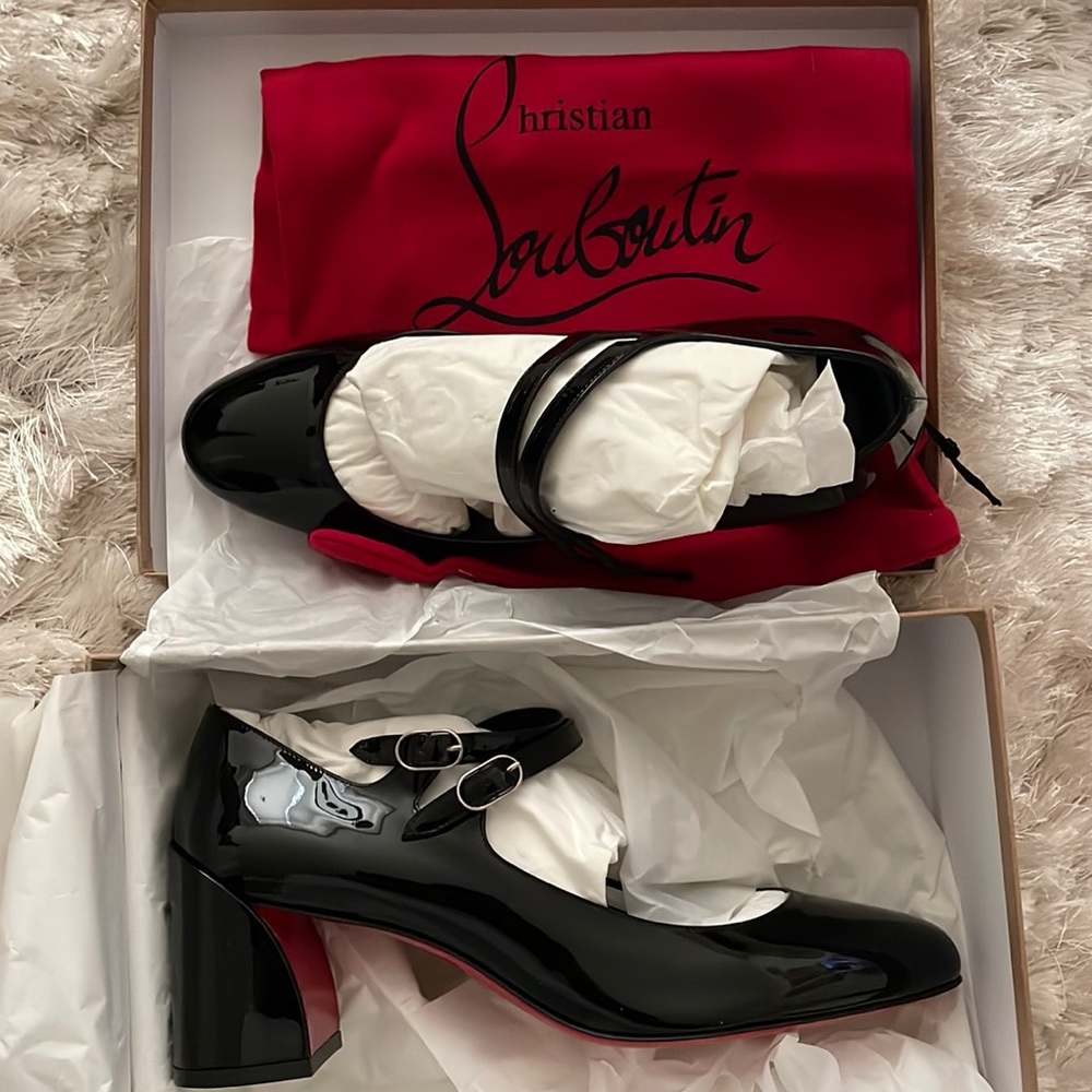 Brand new louboutin Mary Janes size 39